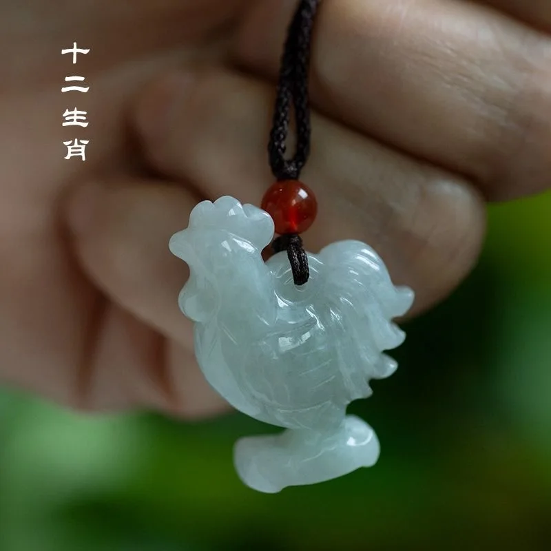 Necklaces - 천연 에메랄드 중국 입체 십이지 펜던트