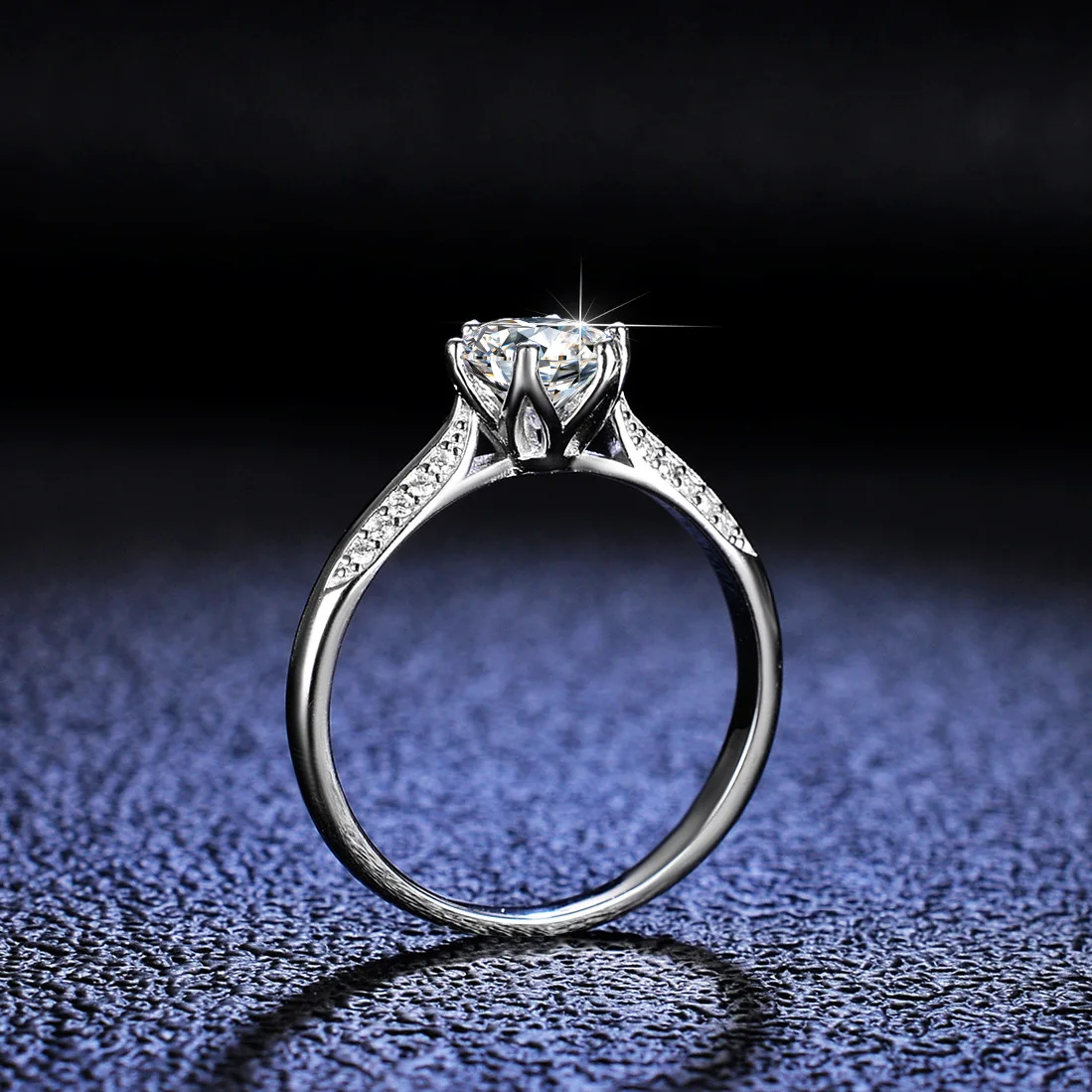 루미라 1캐럿 모이사나이트 약혼 반지, 플래티넘 PT9 - Moissanite Engagement Ring 1 Carat 리뷰 및 가격
