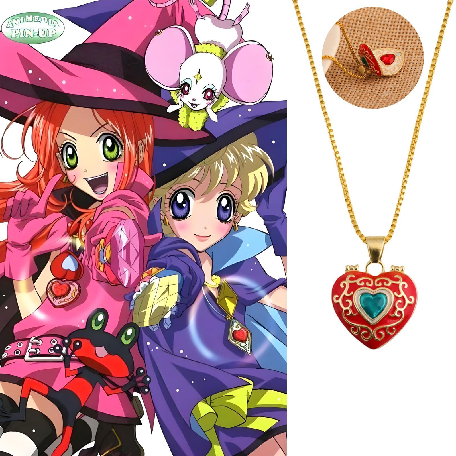 애니메이션 슈가 슈가 룬 ‌ 초콜라 아이수 바닐라 비아 - Anime Pendant Necklace 리뷰 및 가격