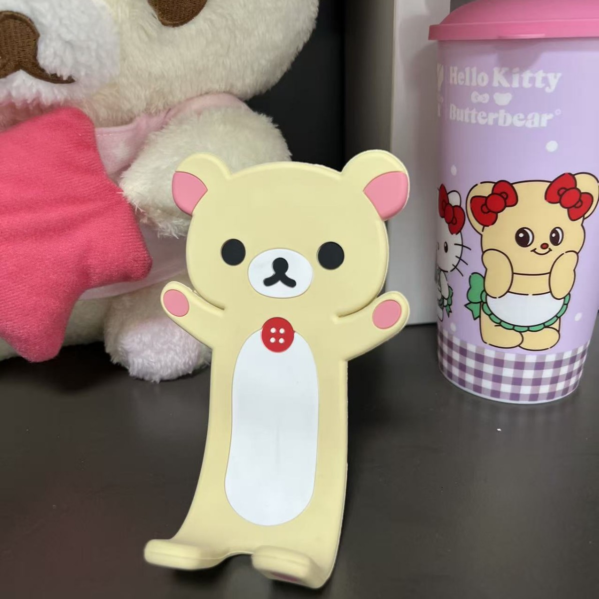 실리콘 재질의 구부러지는 리락쿠마 데스크탑용 휴대폰 거 - Watch Accessories 리뷰 및 가격