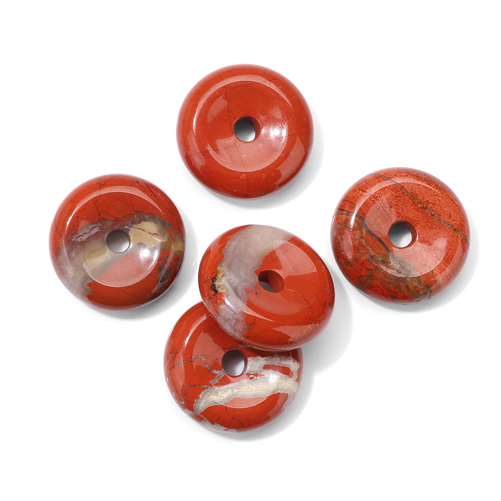 1개 25MM 원형 도넛 목걸이 펜던트 천연석 힐링 크 - Crystal Pendant Necklace Natural Stone 리뷰 및 가격