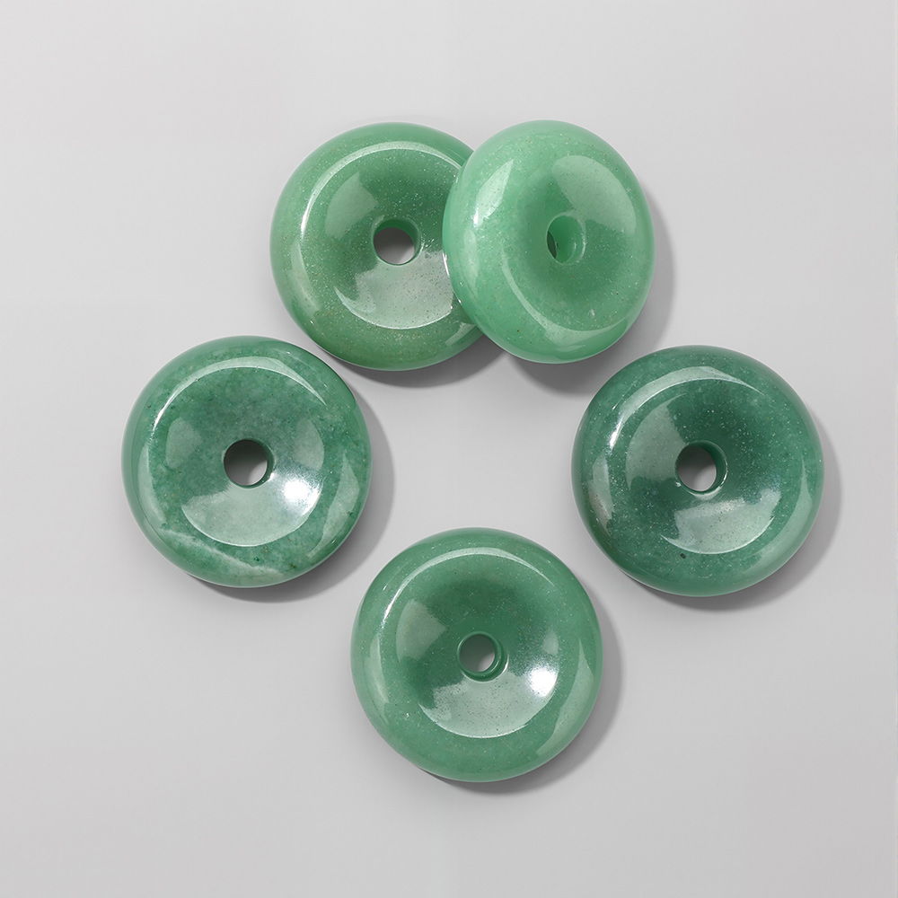 1개 25MM 원형 도넛 목걸이 펜던트 천연석 힐링 크 - Crystal Pendant Necklace Natural Stone 리뷰 및 가격