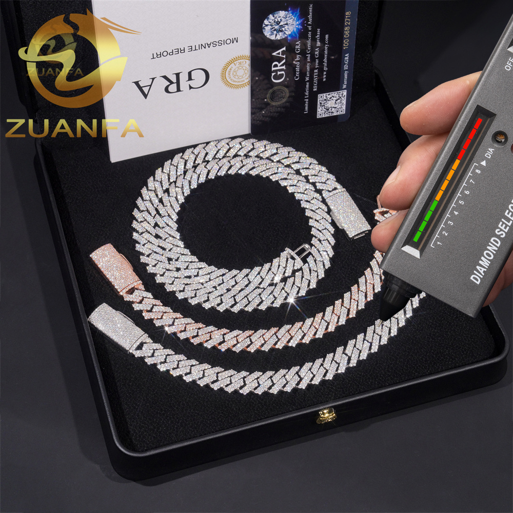 2열 12mm 모이사나이트 힙합 주얼리, 남성용 925 - Cuban Link Chain 12Mm 리뷰 및 가격