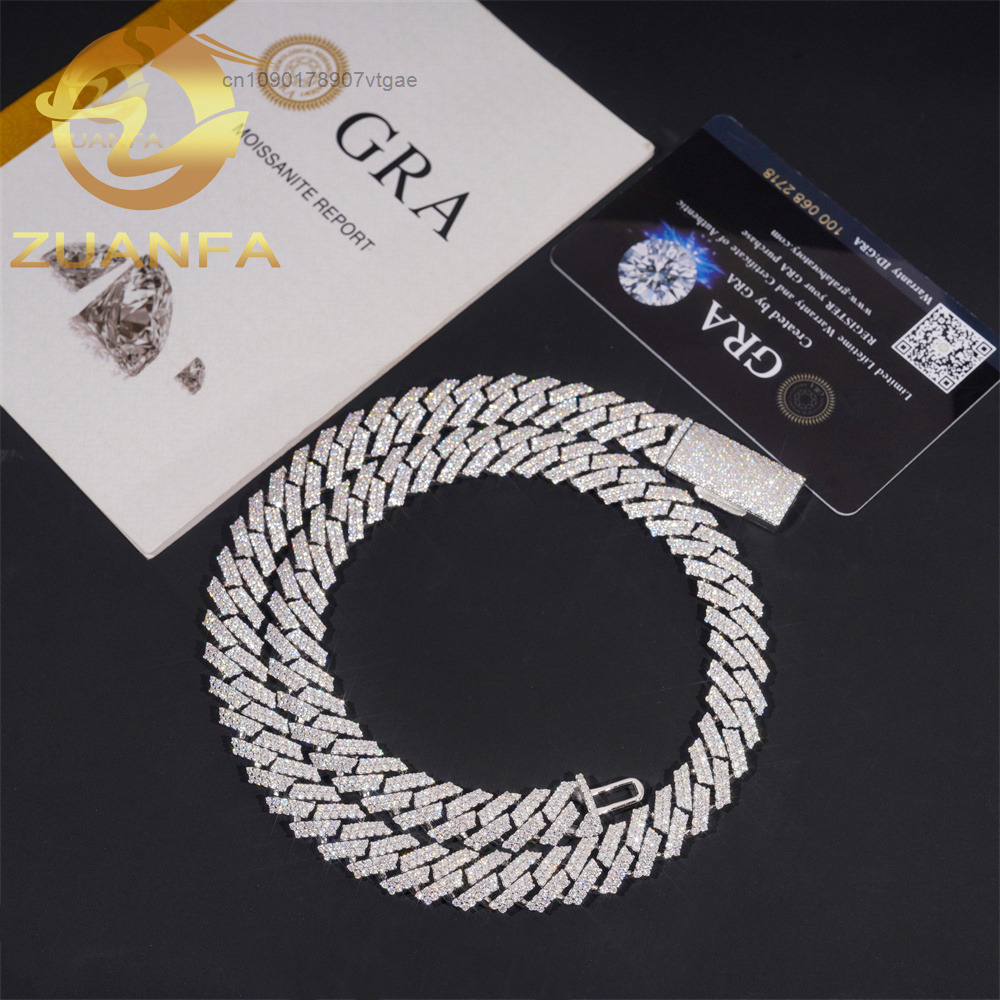2열 12mm 모이사나이트 힙합 주얼리, 남성용 925 - Cuban Link Chain 12Mm 리뷰 및 가격