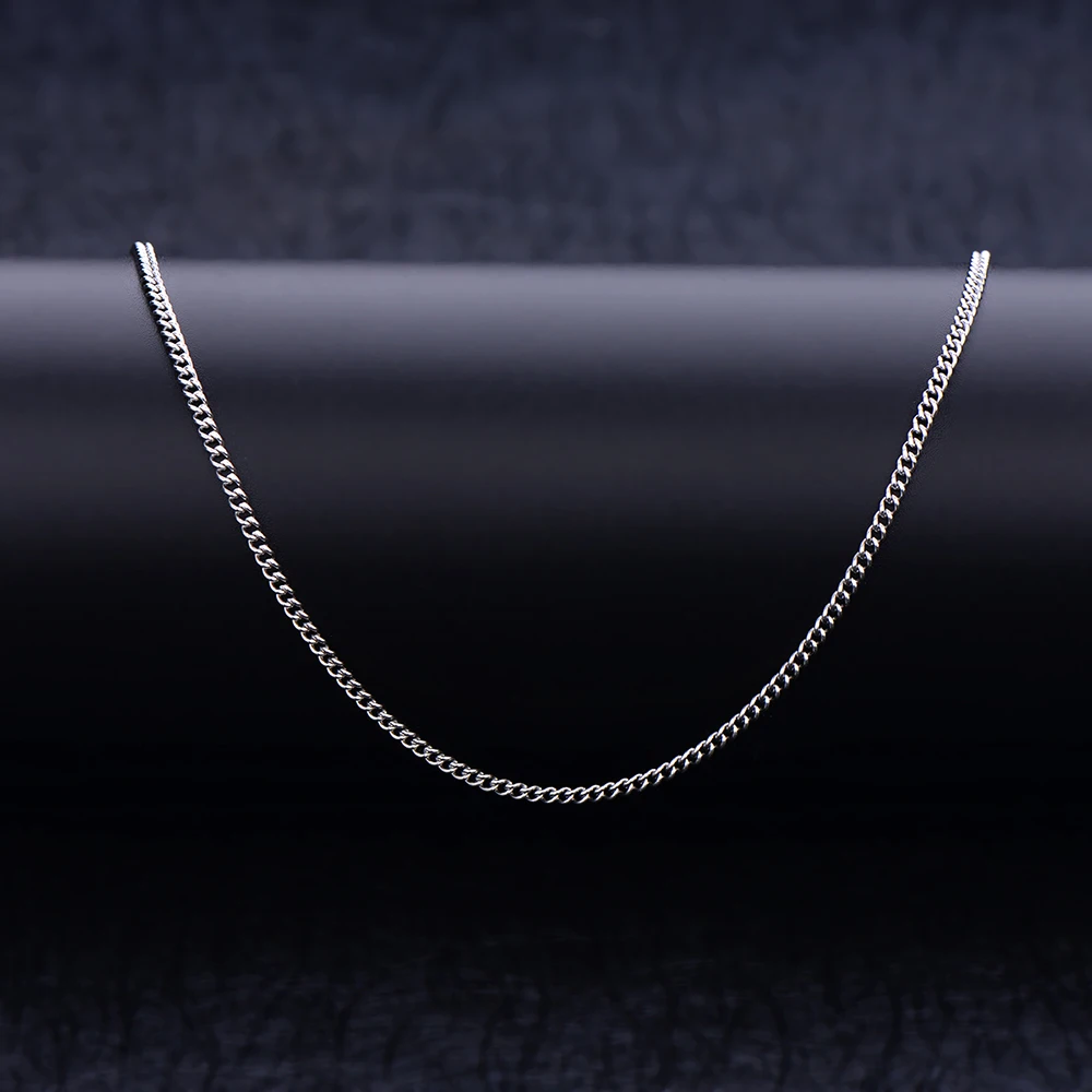 도매 925 스털링 실버 2MM 16-30 인치 사이드 - 925 Sterling Silver Chain Necklace Men 리뷰 및 가격