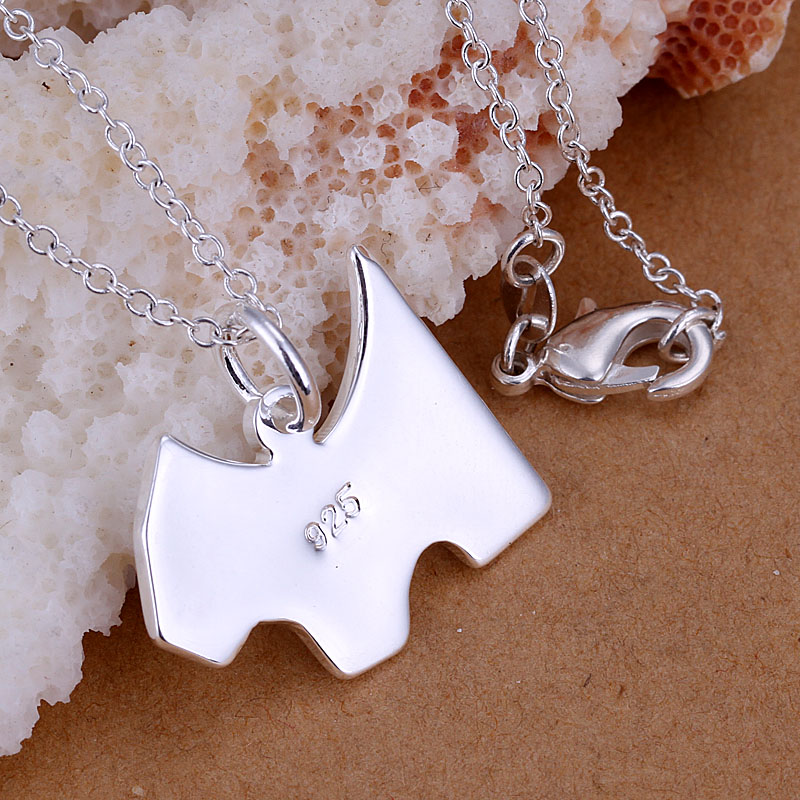 40~75cm, 925 스털링 실버 소재의 강아지 펜던 - 925 Sterling Silver Chain Necklace Men 리뷰 및 가격