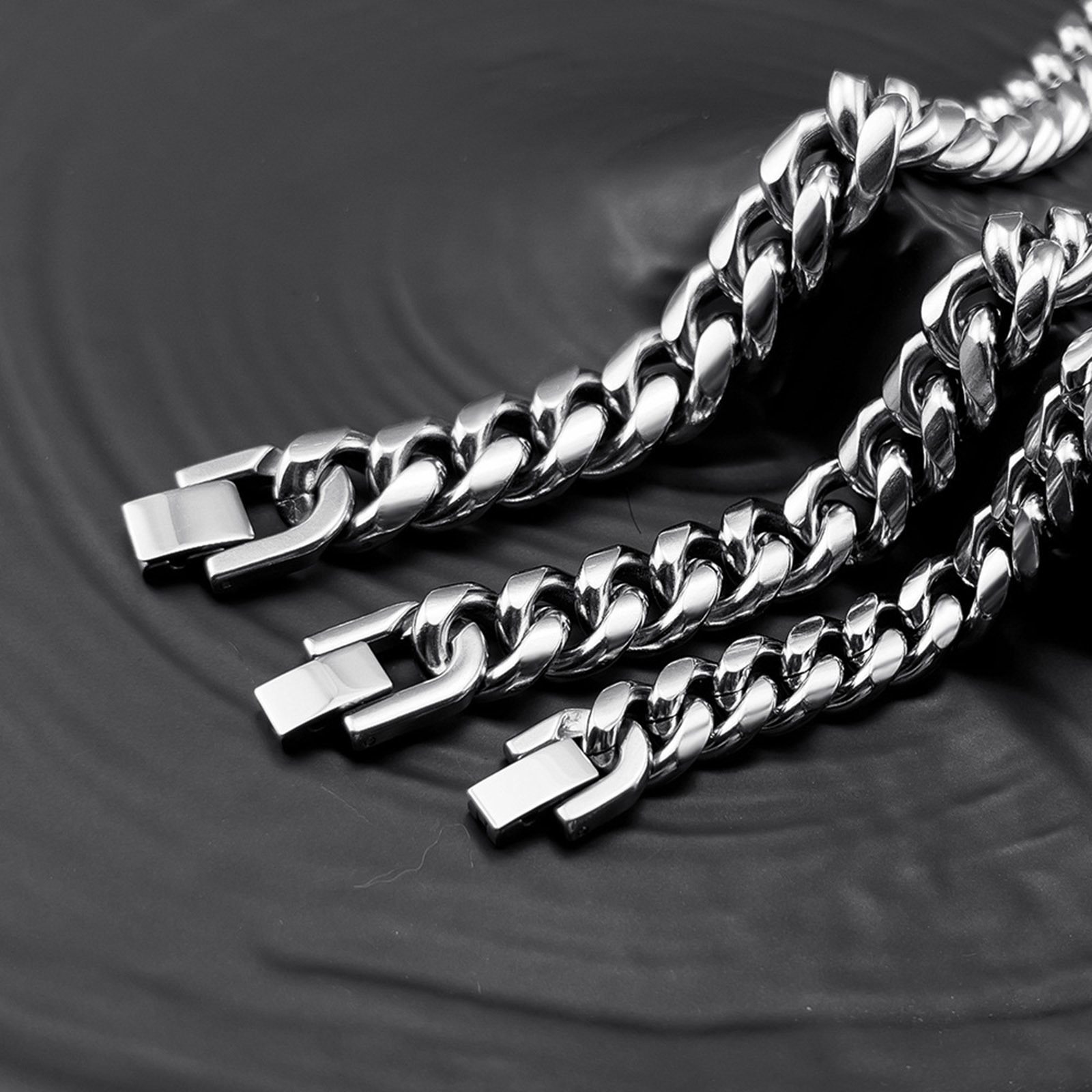 6-12MM 쿠바 체인 망 팔찌, 방수 스테인레스 스틸 - Cuban Link Chain 12Mm 리뷰 및 가격