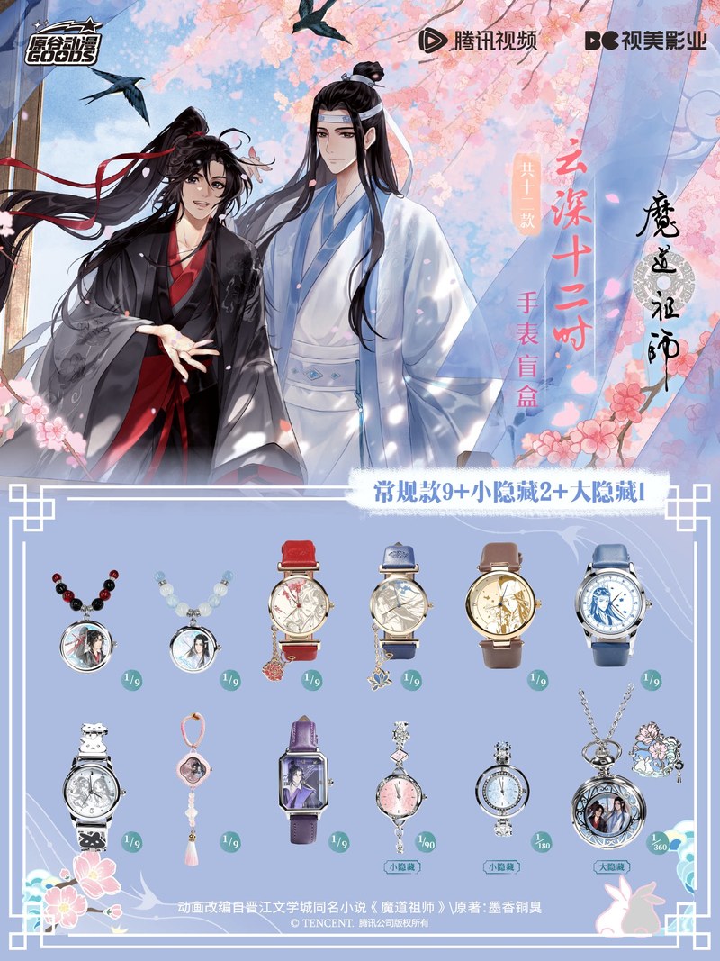 Mdzs Acg 굿즈 언테이메드 시계 펜던트 웨이우시안 - Watch Accessories 리뷰 및 가격