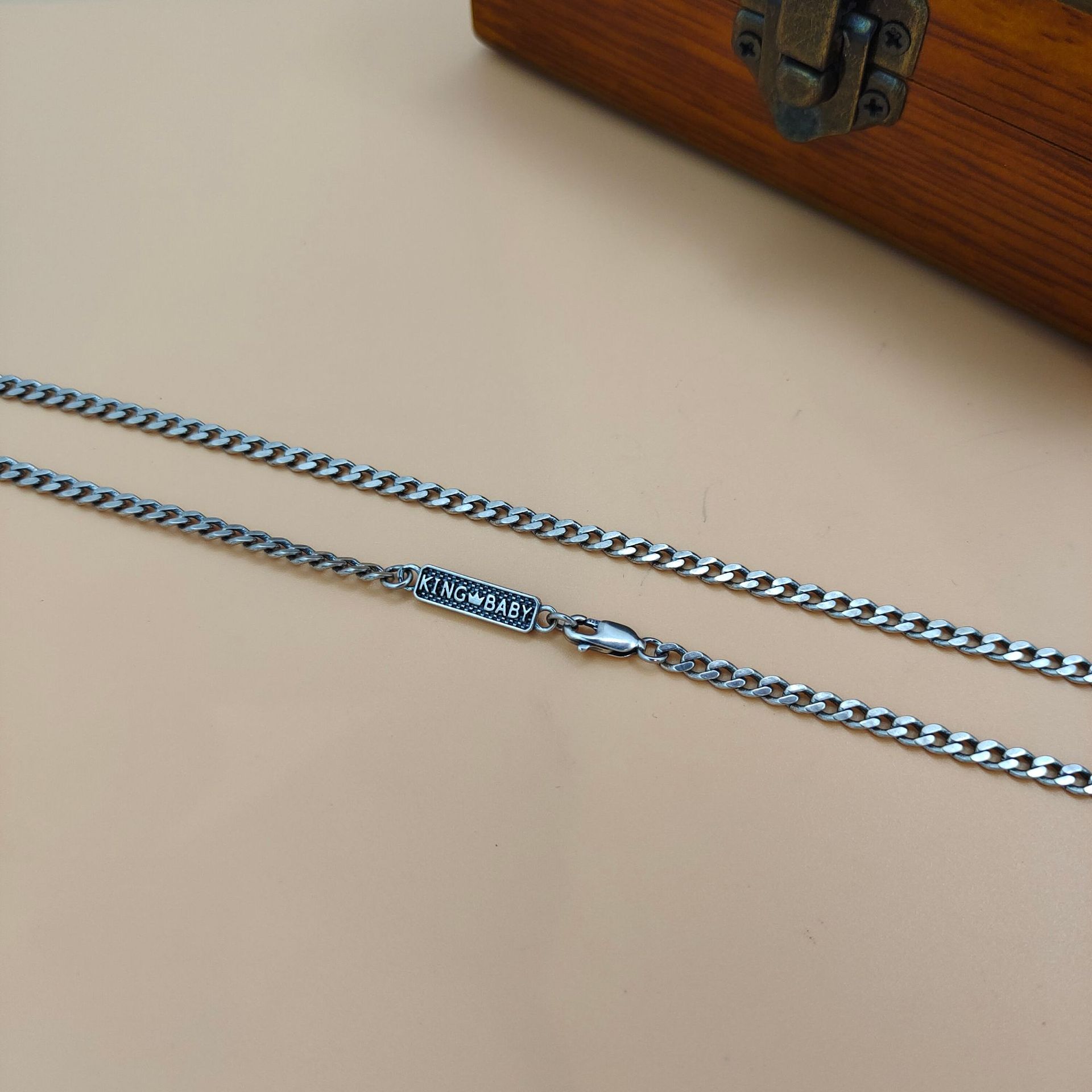 S925 스털링 실버 소재의 트렌디한 펜던트 체인, 복 - 925 Sterling Silver Chain Necklace Men 리뷰 및 가격