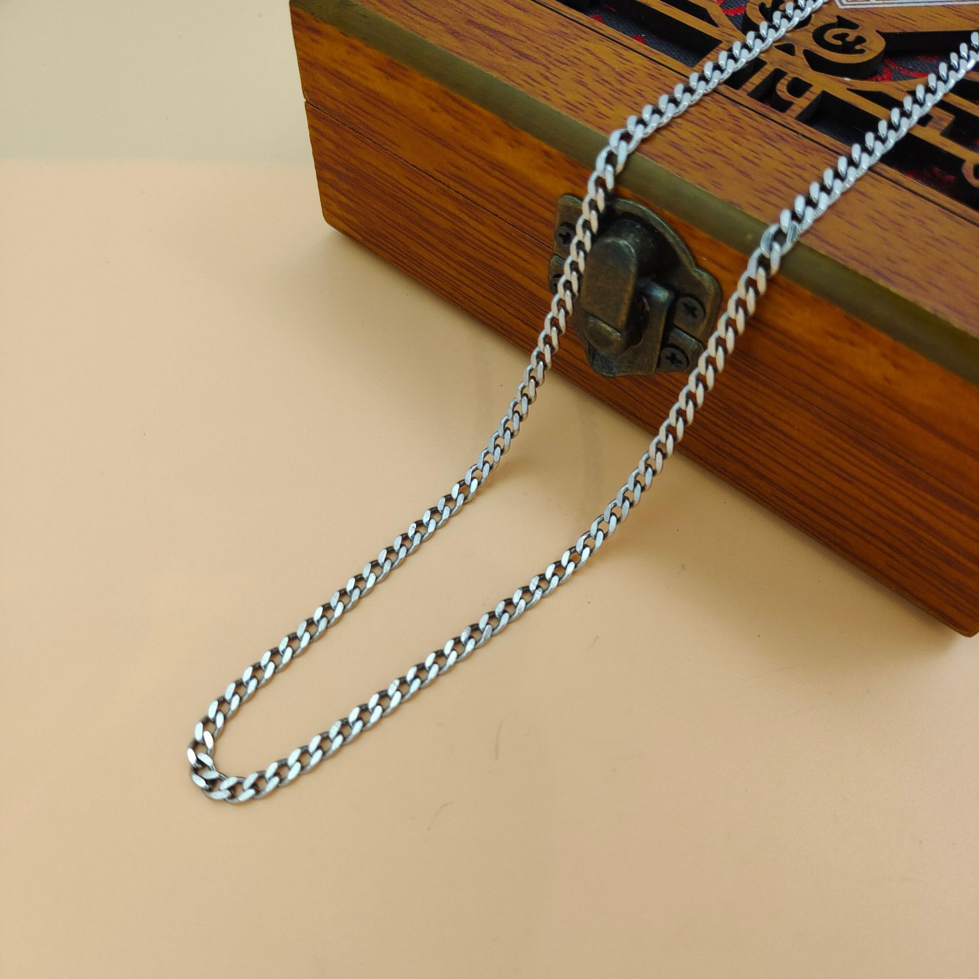 S925 스털링 실버 소재의 트렌디한 펜던트 체인, 복 - 925 Sterling Silver Chain Necklace Men 리뷰 및 가격